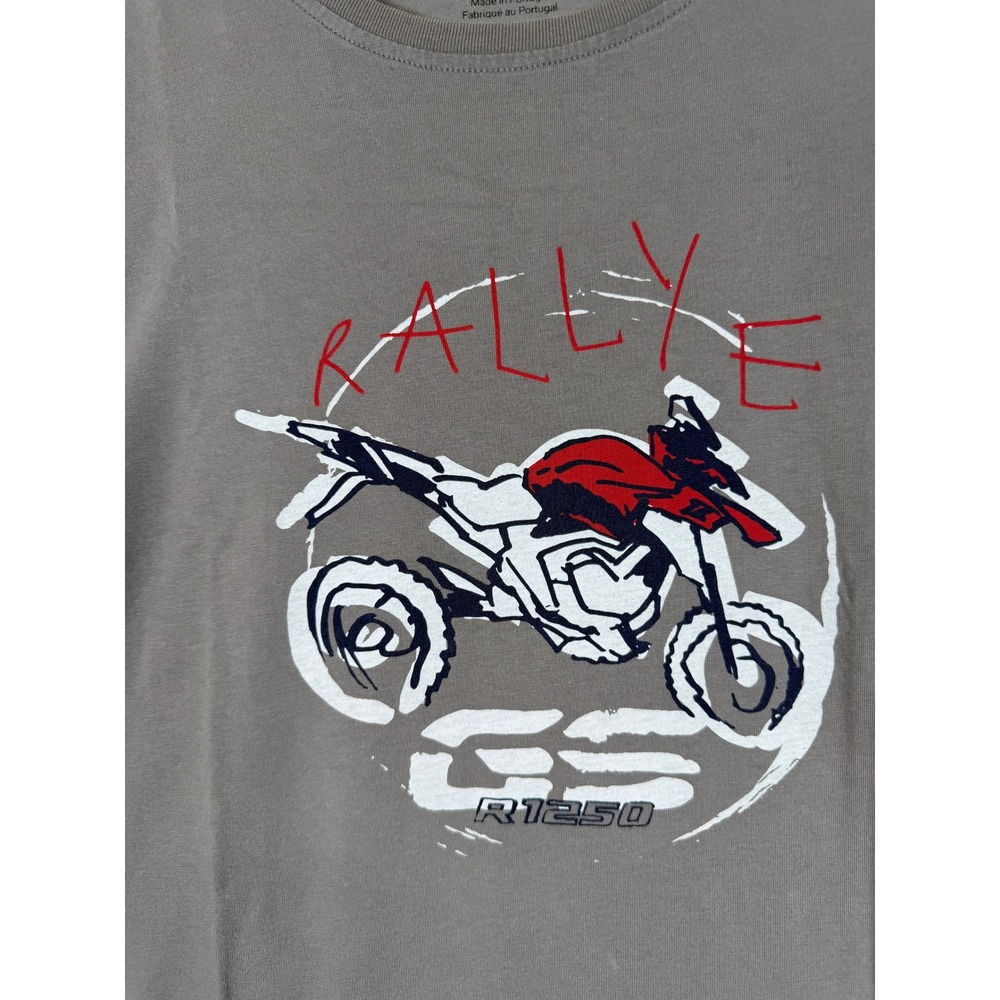 BMW Motorrad T-Shirt XL Gray R1250 GS Rallye Motorcycle Graphic - Picture 2 of 11